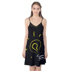 Bulb Light Idea Electricity Camis Nightgown