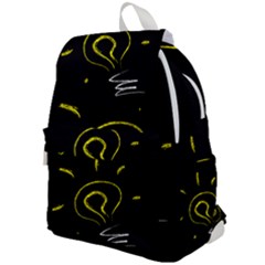 Bulb Light Idea Electricity Top Flap Backpack by HermanTelo