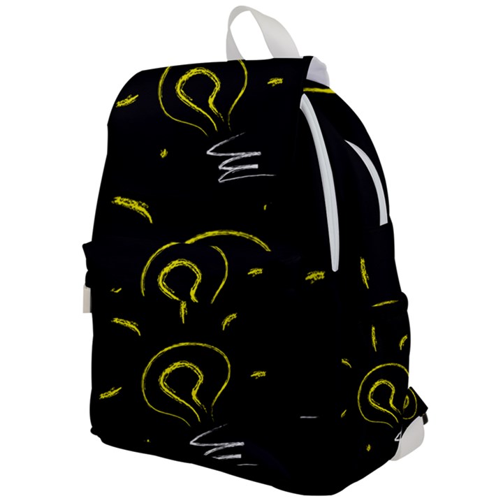 Bulb Light Idea Electricity Top Flap Backpack