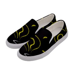 Bulb Light Idea Electricity Women s Canvas Slip Ons