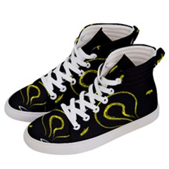 Bulb Light Idea Electricity Men s Hi-top Skate Sneakers by HermanTelo