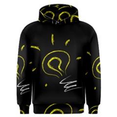 Bulb Light Idea Electricity Men s Overhead Hoodie