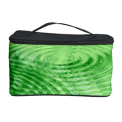 Wave Concentric Circle Green Cosmetic Storage