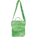 Wave Concentric Circle Green Crossbody Day Bag View3