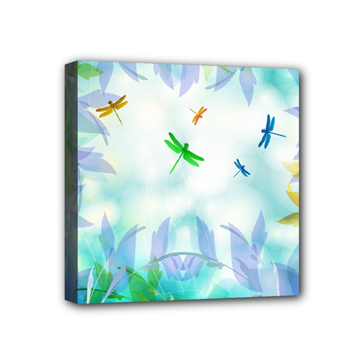 Scrapbooking Tropical Pattern Mini Canvas 4  x 4  (Stretched)