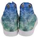 Water Blue Transparent Crystal Women s Mid-Top Canvas Sneakers View4