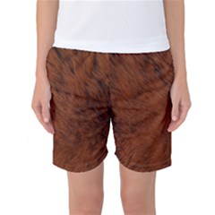 Fur Skin Bear Women s Basketball Shorts