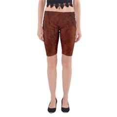 Fur Skin Bear Yoga Cropped Leggings