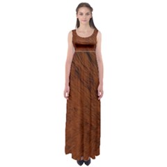 Fur Skin Bear Empire Waist Maxi Dress