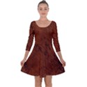 Fur Skin Bear Quarter Sleeve Skater Dress View1