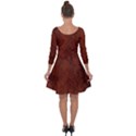 Fur Skin Bear Quarter Sleeve Skater Dress View2