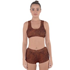 Fur Skin Bear Racerback Boyleg Bikini Set