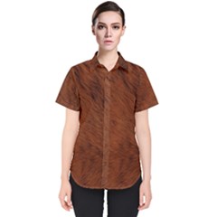 Fur Skin Bear Women s Short Sleeve Shirt