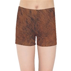 Fur Skin Bear Kids  Sports Shorts