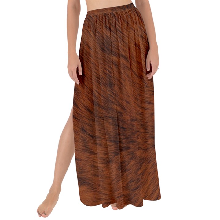 Fur Skin Bear Maxi Chiffon Tie-Up Sarong