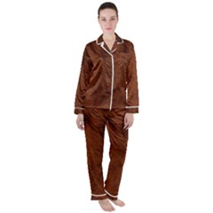 Fur Skin Bear Satin Long Sleeve Pyjamas Set by HermanTelo