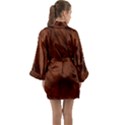 Fur Skin Bear Long Sleeve Satin Kimono View2