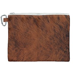 Fur Skin Bear Canvas Cosmetic Bag (xxl)