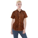 Fur Skin Bear Women s Short Sleeve Pocket Shirt View1