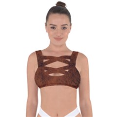 Fur Skin Bear Bandaged Up Bikini Top