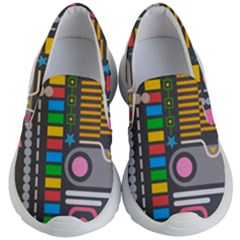 Pattern Geometric Abstract Colorful Arrows Lines Circles Triangles Kids  Lightweight Slip Ons by Vaneshart