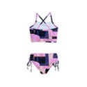 Vibrant Tropical Dot Patterns Girls  Tankini Swimsuit View2