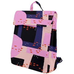 Vibrant Tropical Dot Patterns Flap Top Backpack by Vaneshart