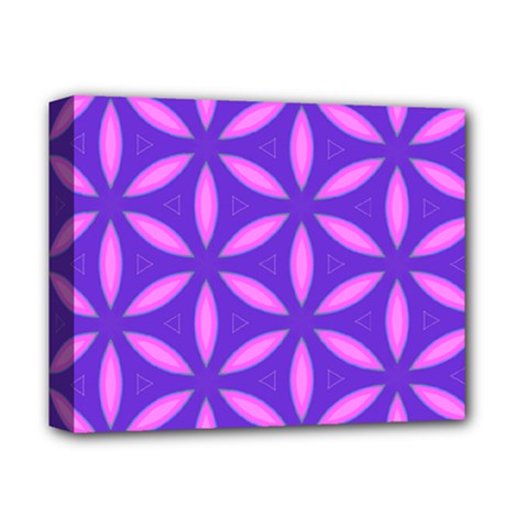 Pattern Texture Backgrounds Purple Deluxe Canvas 14  X 11  (stretched)