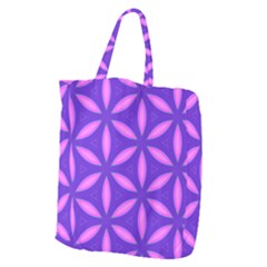 Pattern Texture Backgrounds Purple Giant Grocery Tote by HermanTelo