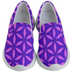 Pattern Texture Backgrounds Purple Kids  Lightweight Slip Ons