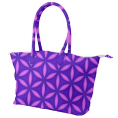 Pattern Texture Backgrounds Purple Canvas Shoulder Bag