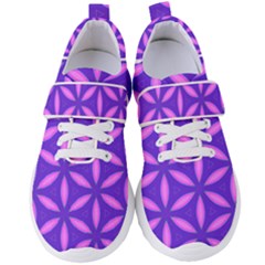 Pattern Texture Backgrounds Purple Women s Velcro Strap Shoes