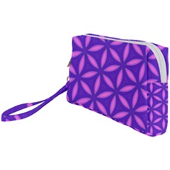 Pattern Texture Backgrounds Purple Wristlet Pouch Bag (small) by HermanTelo