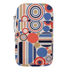 Geometric Abstract Pattern Colorful Flat Circles Decoration Waist Pouch (small) by Vaneshart