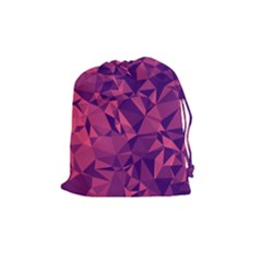 Triangulation Patterns Drawstring Pouch (medium) by Vaneshart