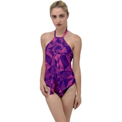 Triangulation Patterns Go With The Flow One Piece Swimsuit by Vaneshart