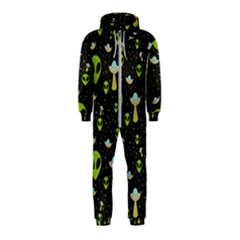 Alien Ufo Pattern Hooded Jumpsuit (kids) by Vaneshart