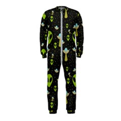 Alien Ufo Pattern Onepiece Jumpsuit (kids) by Vaneshart