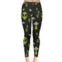 Alien Ufo Pattern Inside Out Leggings View1