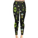 Alien Ufo Pattern Inside Out Leggings View3