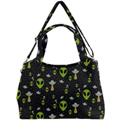 Alien Ufo Pattern Double Compartment Shoulder Bag by Vaneshart