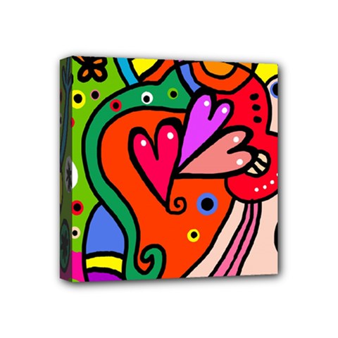 Seamless Doodle Mini Canvas 4  x 4  (Stretched)