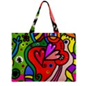 Seamless Doodle Zipper Mini Tote Bag View2