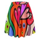 Seamless Doodle High Waist Skirt View2