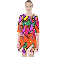 Seamless Doodle Pocket Dress