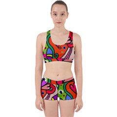 Seamless Doodle Work It Out Gym Set