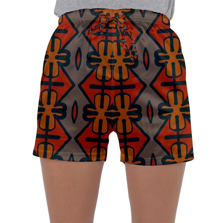 Seamless Digitally Created Tilable Abstract Pattern Sleepwear Shorts