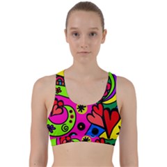 Seamless Doodle Back Weave Sports Bra by Vaneshart