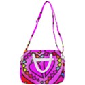 Stained Glass Love Heart Rope Handles Shoulder Strap Bag View3