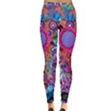 Red Flower Abstract  Inside Out Leggings View4